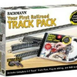 Your 1st Railroad E-Z Track Pack 4'x8' Layout w/DVD (43pcs) HO Bachmann Trains