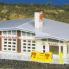 Shell Gas Station Building Built-Up N Bachmann Trains