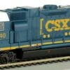 EMD GP38-2 Diesel Locomotive CSX HTM #2640 HO Scale Bachmann Trains