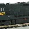 EMD SD9 Diesel Locomotive DCC Sound Pennsylvania #7607 N Scale Bachmann Trains