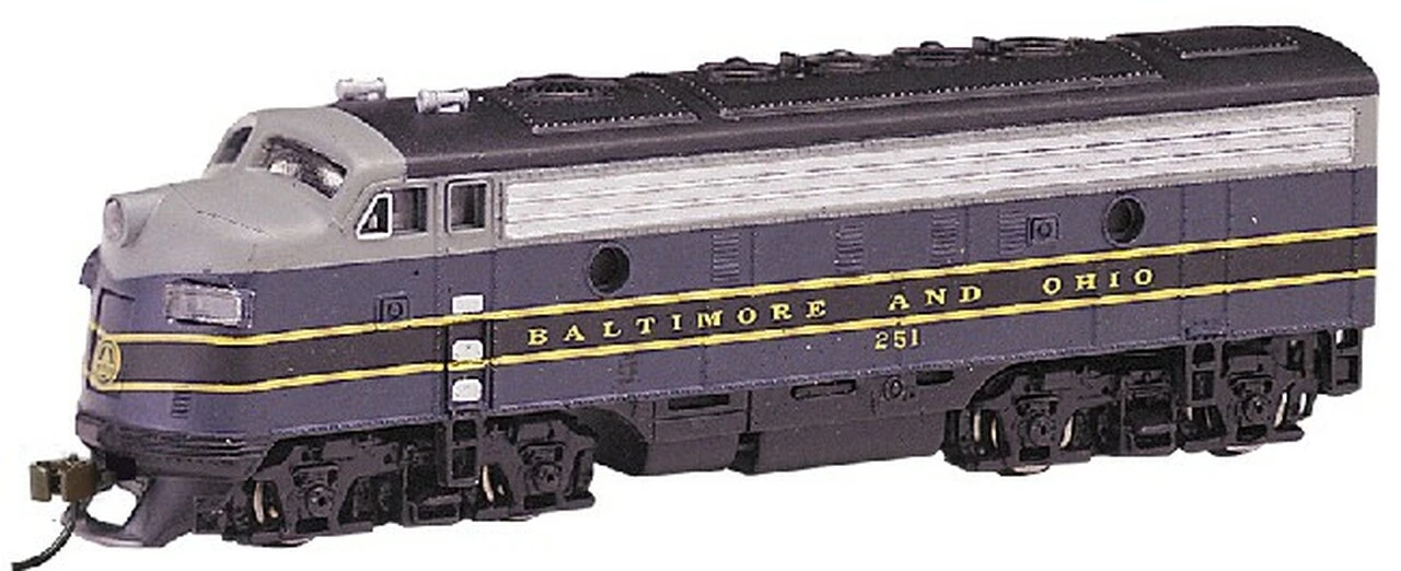 Baltimore & Ohio EMD F7A Diesel Locomotive N Bachmann Trains