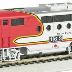 FT A-Unit Locomotive w/E-Z App Bluetooth Santa Fe #163 Warbonnet HO Scale Bachmann Trains