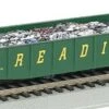 ACF 50' 6" Drop-End Gondola w/Crushed Cars Reading #38114 HO Scale Bachmann Trains