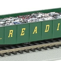 ACF 50' 6" Drop-End Gondola w/Crushed Cars Reading #38114 HO Scale Bachmann Trains