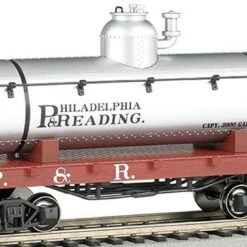 Old-Time Tank Car Philadelphia & Reading HO Scale Bachmann Trains