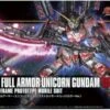 HG Universal Century Series: #199 RX0 Full Armor Unicorn Gundam (Destroy Mode/Red Color Version) 1/144 Bandai