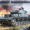 PzKpfw IV Ausf F1 Vorpanzer & Schuzen German Tank (3 in 1) 1/35 Border Model
