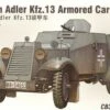 German Adler Kfz13 Armored Car 1/35 Bronco Models