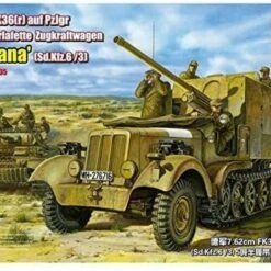 SdKfz 6/3 5t Diana Halftrack w/7.62cm Fk36(r) Self-Propelled Gun 1/35 Bronco Models