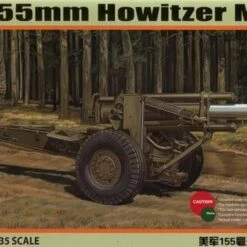 WWII US 155mm M1A1 Howitzer Gun 1/35 Bronco Models
