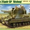 British Bishop Self-Propelled Artillery Vehicle w/25-Pdr Howitzer Gun 1/35 Bronco Models