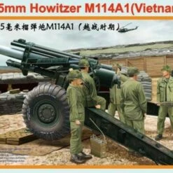 US 155mm M114A1 Howitzer Gun Vietnam War 1/35 Bronco Models