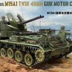 US M19A1 Twin 40mm Gun Motor Carriage Tank Korean War 1/35 Bronco Models