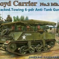 Loyd Carrier No2 Mk II Tracked Towing 6-Pdr Anti-Tank Gun Tractor 1/35 Bronco Models