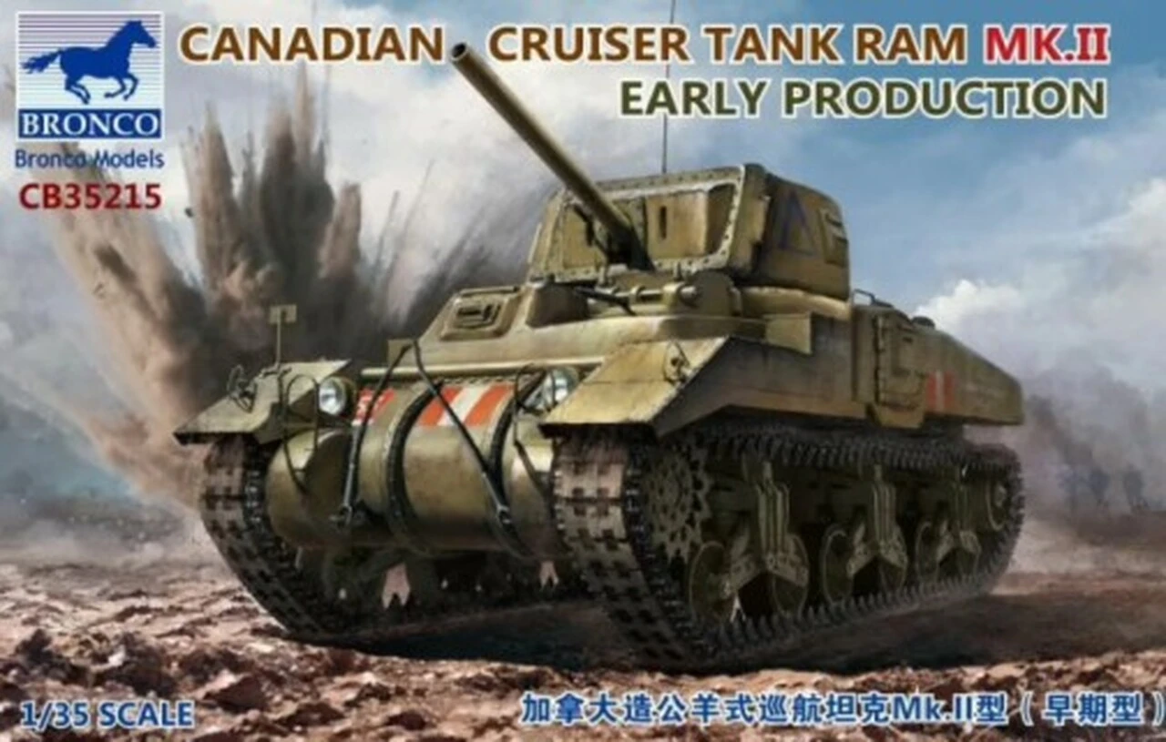 Canadian Cruiser Tank Ram Mk II Early Production Tank 1/35 Bronco Models
