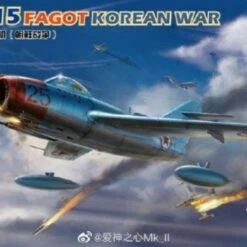 MiG-15 Fagot Fighter Jet Korean War 1/48 Bronco Models