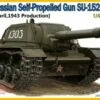 Su152 (KV14) Russian Self-Propelled Gun 1943 Production Tank 1/48 Bronco Models