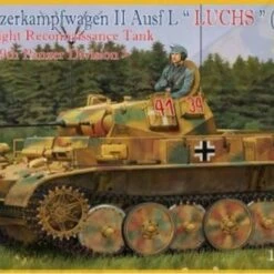 PzKpfw II Ausf L Luchs (SdKfz 123) 9th Pz Division Light Recon Tank 1/16 Classy Hobby
