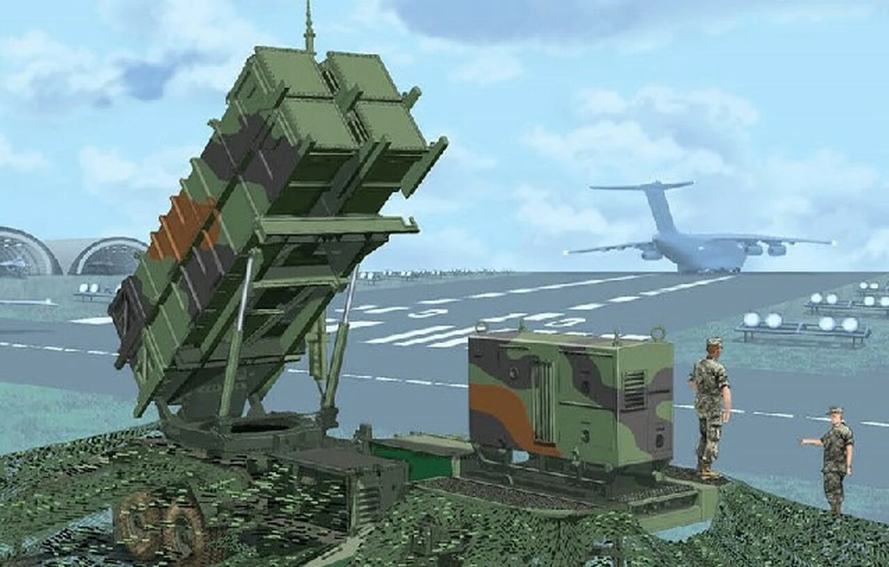 MIM-104C Patriot (PAC-2) Surface-to-Air Missile (SAM) System M901 Launching Station 1/35 Dragon