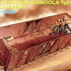 German Railway Gondola Type OMMR w/AA Crew 1/35 Dragon