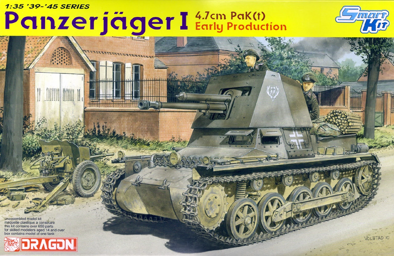 Panzerjager I Early Tank w/4.7cm PaK (t) Gun 1/35 Dragon