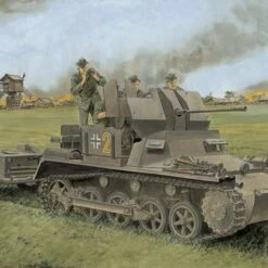 Flakpanzer I Armored Vehicle w/Trailer 1/35 Dragon