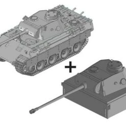 SdKfz 171 Panther Ausf D Tank w/Panther Turret 1/35 Dragon