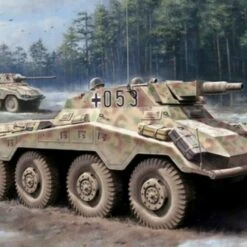 SdKfz 234/3 Armored Vehicle w/7.5cm KwK Gun 1/35 Dragon