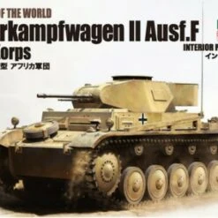 PzKpfw II Ausf F Afrika Korps Tank w/Interior Parts 1/35 Dragon