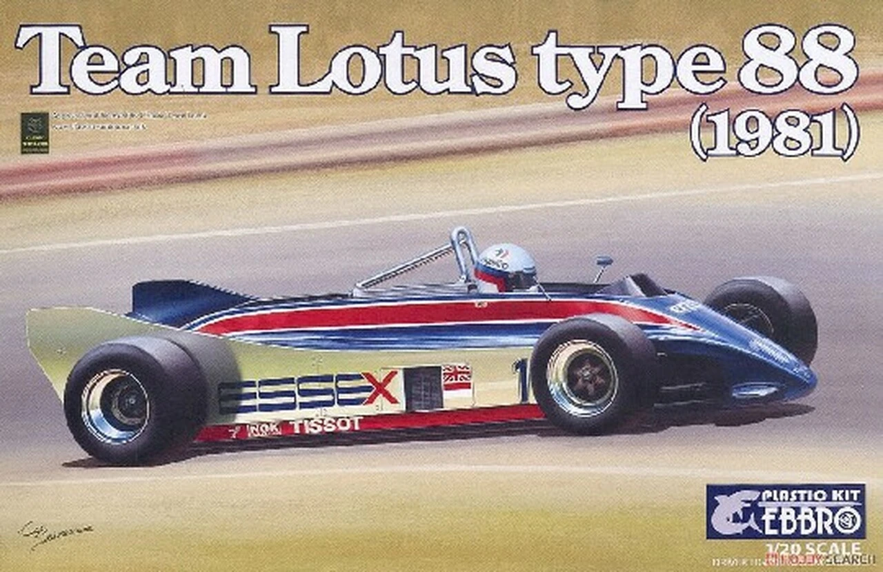 1981 Lotus Type 88 Team Lotus F1 Race Car 1/20 Ebbro