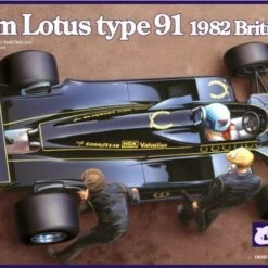 1982 Lotus Type 91 Team Lotus F1 British Grand Prix Race Car 1/20 Ebbro Plastic Model Kits