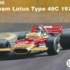 1970 Lotus Type 49C Team Lotus F1 Race Car 1/20 Ebbro