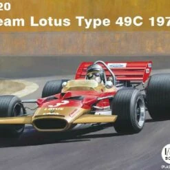 1970 Lotus Type 49C Team Lotus F1 Race Car 1/20 Ebbro