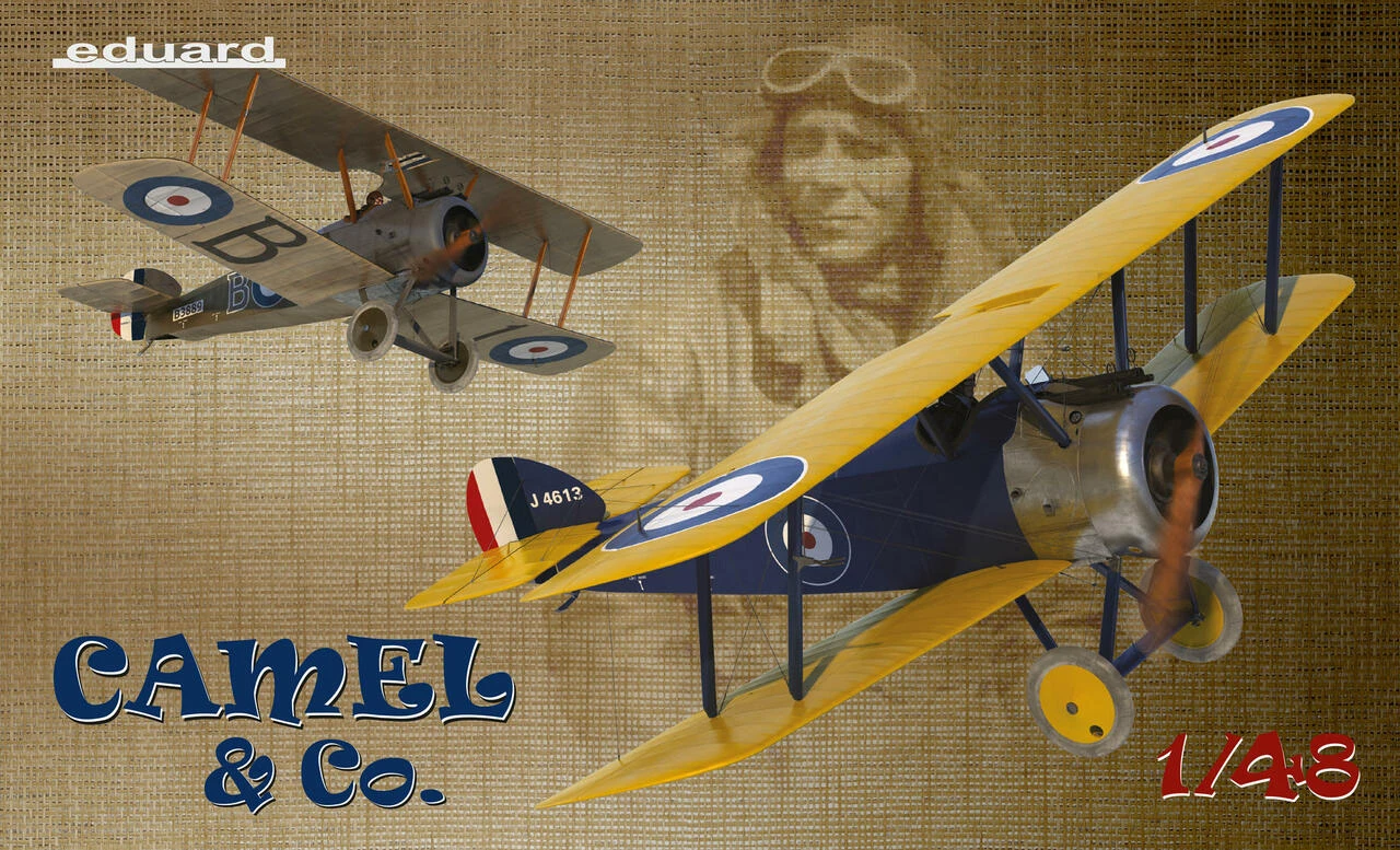 Camel & Co.: WWI Sopwith F1 Camel British Fighter Dual Combo (Ltd Edition Plastic Kit) 1/48 Eduard
