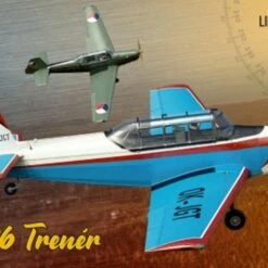 Zlin Z-126 Trener Two-Seater Trainer Aircraft Dual Combo (Ltd Edition Plastic Kit) 1/48 Eduard