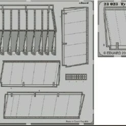 Typhoon Mk Ib Car Door Landing Flaps for ARX 1/24 Eduard