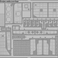 T-28B/D Trojan Undercarriage for KTY 1/32 Eduard