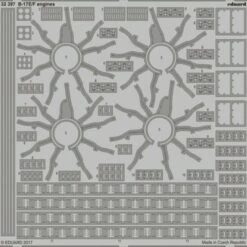 B-17E/F Engines for HKM 1/32 Eduard