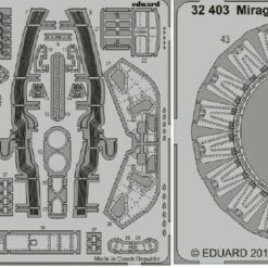 Mirage III E/R Exterior for ITA 1/32 Eduard