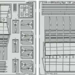 P-40N Landing Flaps for TSM 1/32 Eduard
