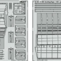 P-40E Landing Flaps for TSM 1/32 Eduard