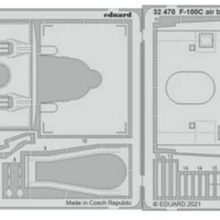 F-100C Air Brake for TSM 1/32 Eduard