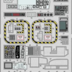 Lynx Mk 88 Sonar Interior for RVL (Painted Self Adhesive) 1/32 Eduard