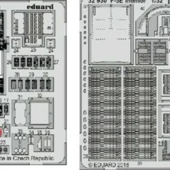 F-5E Interior for KTY (Painted) 1/32 Eduard