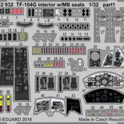 TF-104G Interior w/MB Seats for ITA (Painted) 1/32 Eduard