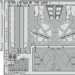 I-16 Type 29 for ICM (Painted) 1/32 Eduard