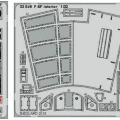 F-5F Interior for KTY (Painted) 1/32 Eduard