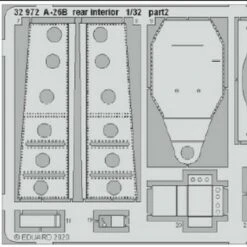 A-26B Rear Interior for HBO (Painted) 1/32 Eduard