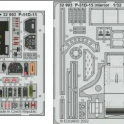 P-51D-15 Interior for RVL (Painted) 1/32 Eduard
