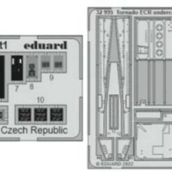 Tornado ECR Undercarriage for ITA (Painted) 1/32 Eduard